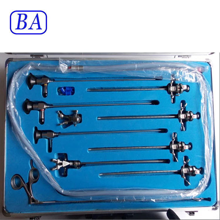 

Hot sale medical rigid urology endoscope complete set of cystoscope