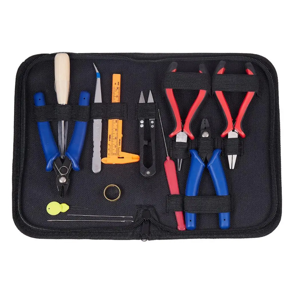

13pcs DIY Jewelry Making Supplies Kits Repair Tool Finding Set Accessories