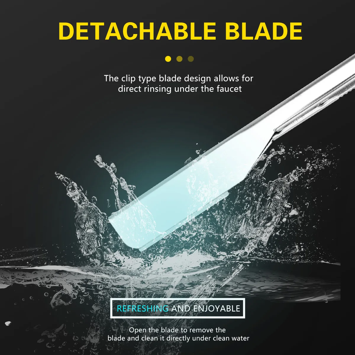 Мужская бритва из нержавеющей стали