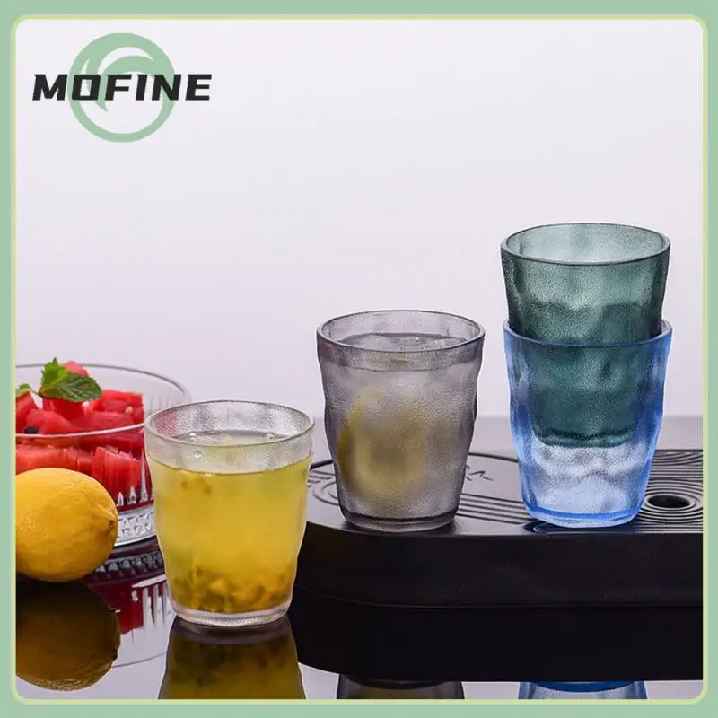 

Frosted Glacier Cup Color Portable Acrylic Cup Transparent Drink Cup Household Glasses Beer Cup Water Cup Kitchen Accessories