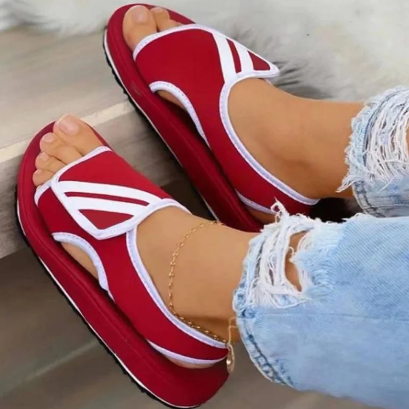 

Women Sandals 2022 Casual Shoes For Women Summer Sandals Lightweight Flat Sandalias Mujer Brand Platform Heels Summer Footwear