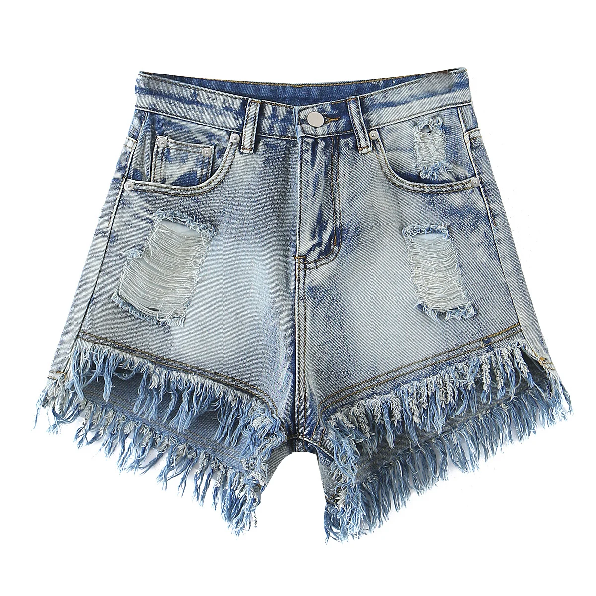 Летние джинсовые шорты, женские сексуальные джинсовые шорты, женские рваные шорты, джинсовые шорты с бахромой, женские потертые штаны, уличная одежда
