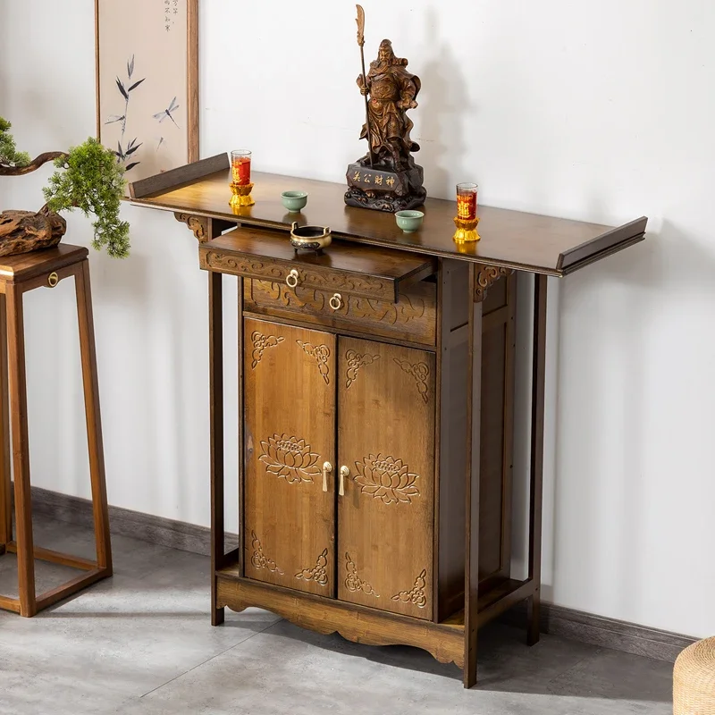 Настольный футляр для благовоний. Оформирующий стол в Таучу Эр. Бог богатства.