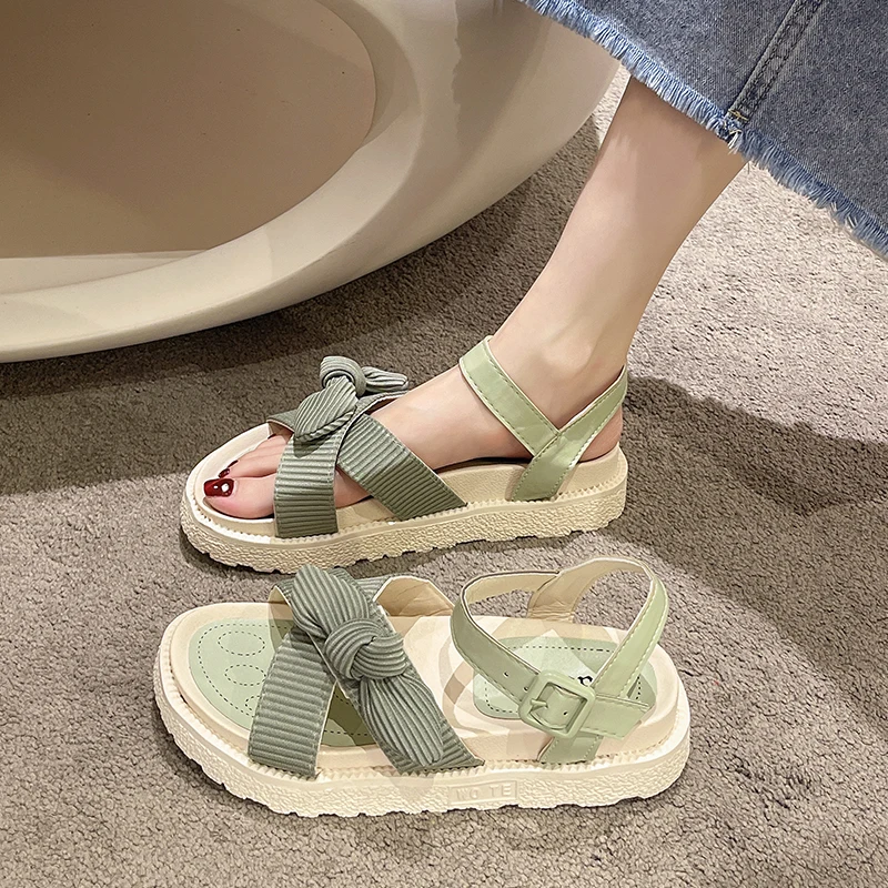 

Clear Heels Comfort Shoes for Women Beach Sandals 2022 Summer Suit Female Beige Clogs Flat New Fashion Velvet Black Girls Rome F