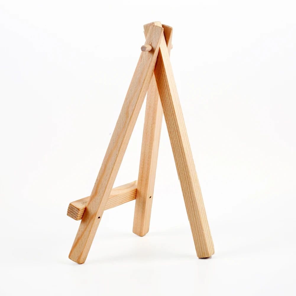 3 шт. мини деревянный мольберт треугольный дисплей подставка для дома