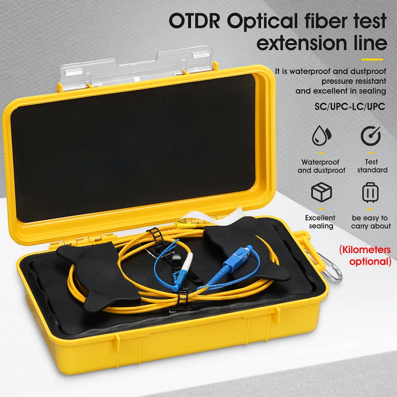 OTDR Fiber Tester SC/UPC-LC/UPC Test Extension Cable Fiber Jumper Box 500M 1000M 2000M
