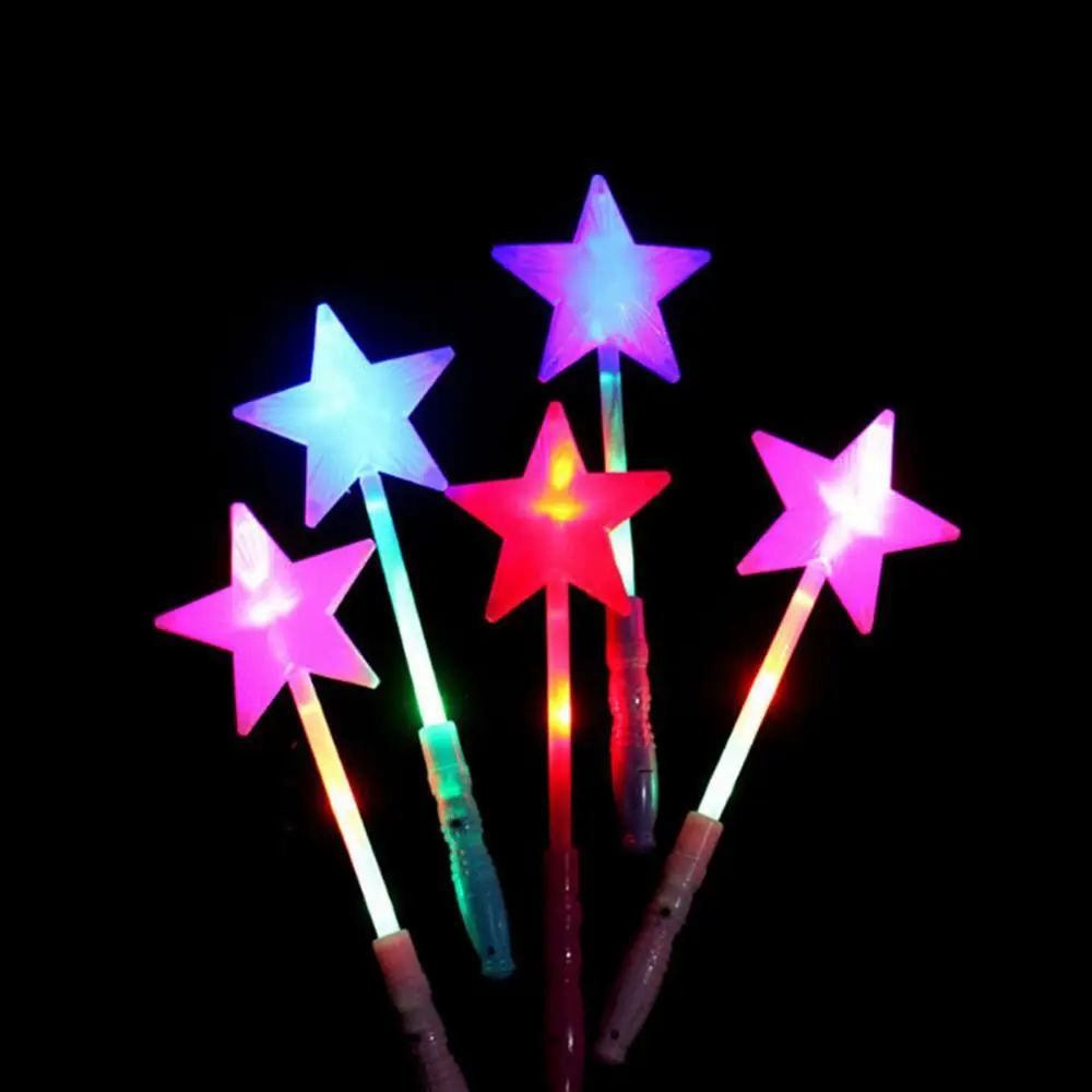 

Hot Sales ！Magic Luminous Star LED Glow Stick Flashing Light Up Wand Party Concert Toy