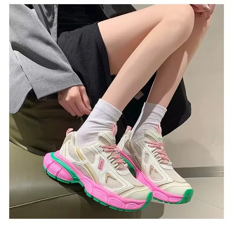 Кроссовки Tennis женские ортопедические Вулканизированная подошва сетчатые