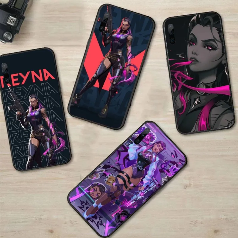 Valorant Reyna чехол для телефона для геймеров Huawei P50 P40 P30 Pro Lite P Smart 2021 2019 Magic 3 черный мягкий чехол для телефона Funda