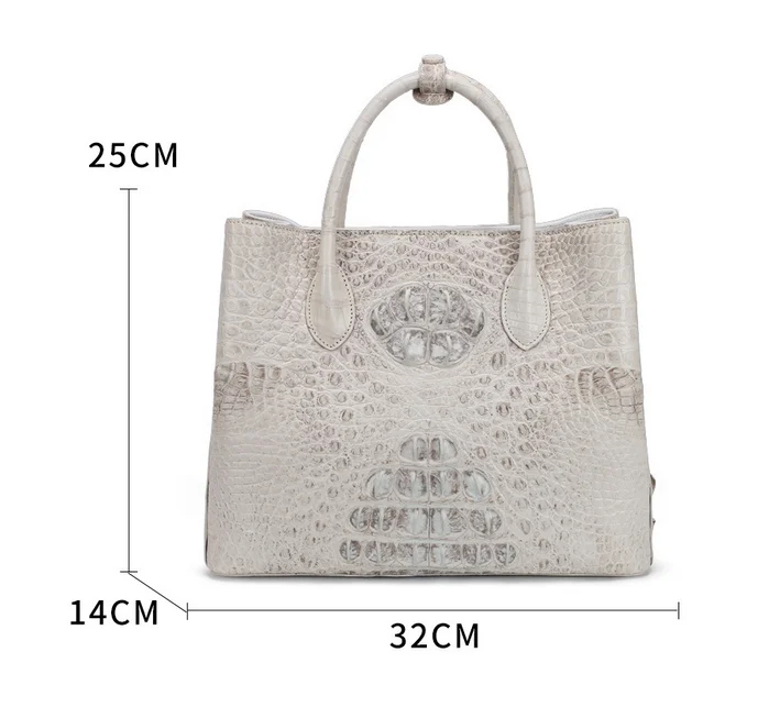 

Upscale female crocodile leather bag bag bag fashion collocation kelly bag