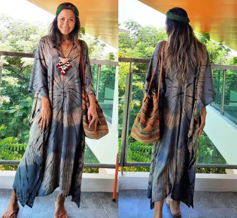 Рисунок 6 - 2022 накидка на бикини с принтом в стиле бохо