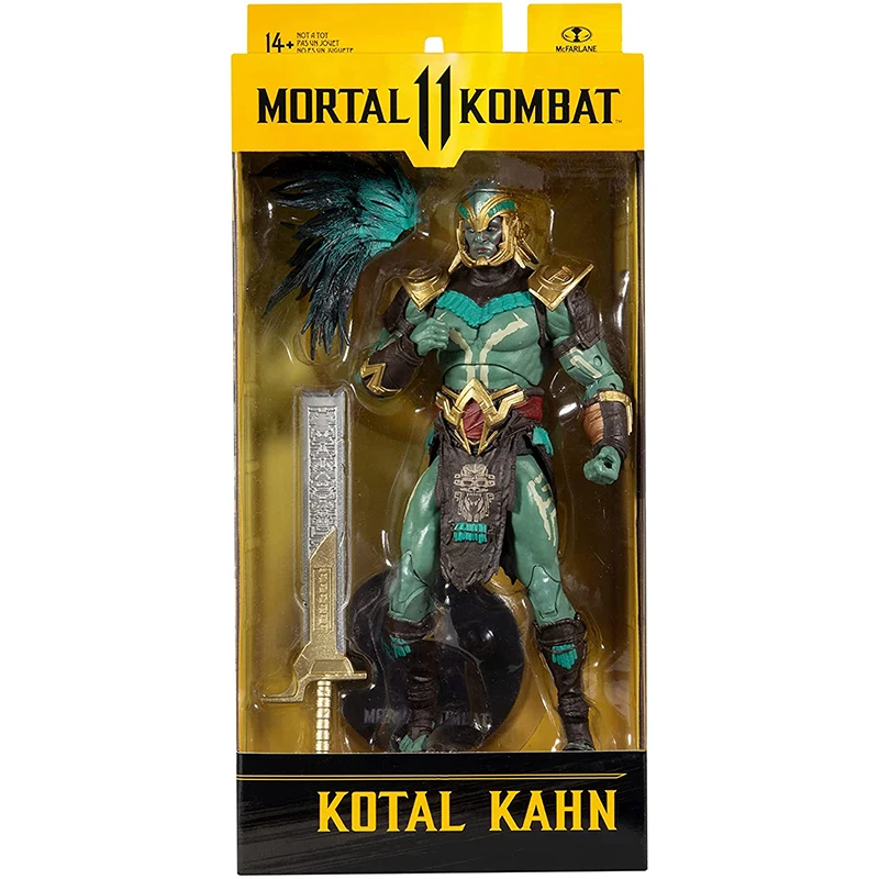 Фото Настоящая женская 7-дюймовая экшн-фигурка Mortal Kombat Kotal Kahn, модель, украшение, коллекционная игрушка, подарок на день рождения №3