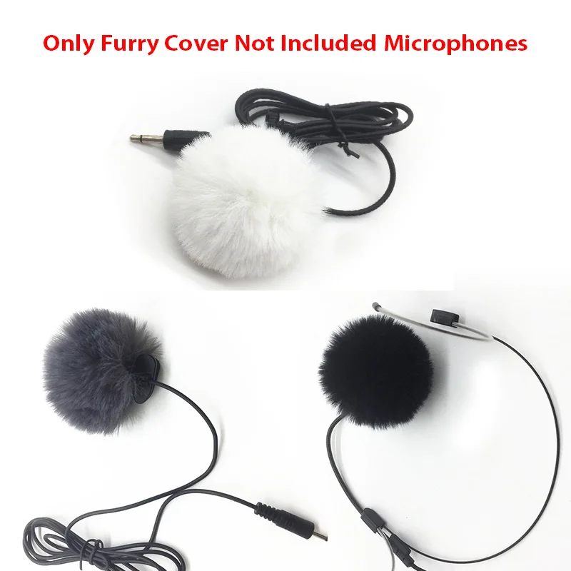 

Петличный микрофон пушистый ветрозащитный чехол для универсального лацкана аксессуары для микрофона