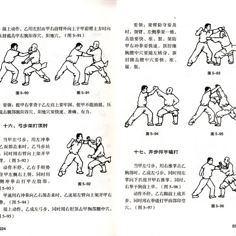 Книга по кунг-фу: Искусство боя, удары по жизненно важным точкам, бокс с иллюстрациями на китайском языке. Liros Livros (art.: 3920da4a56a33) - 3920da4a56a33