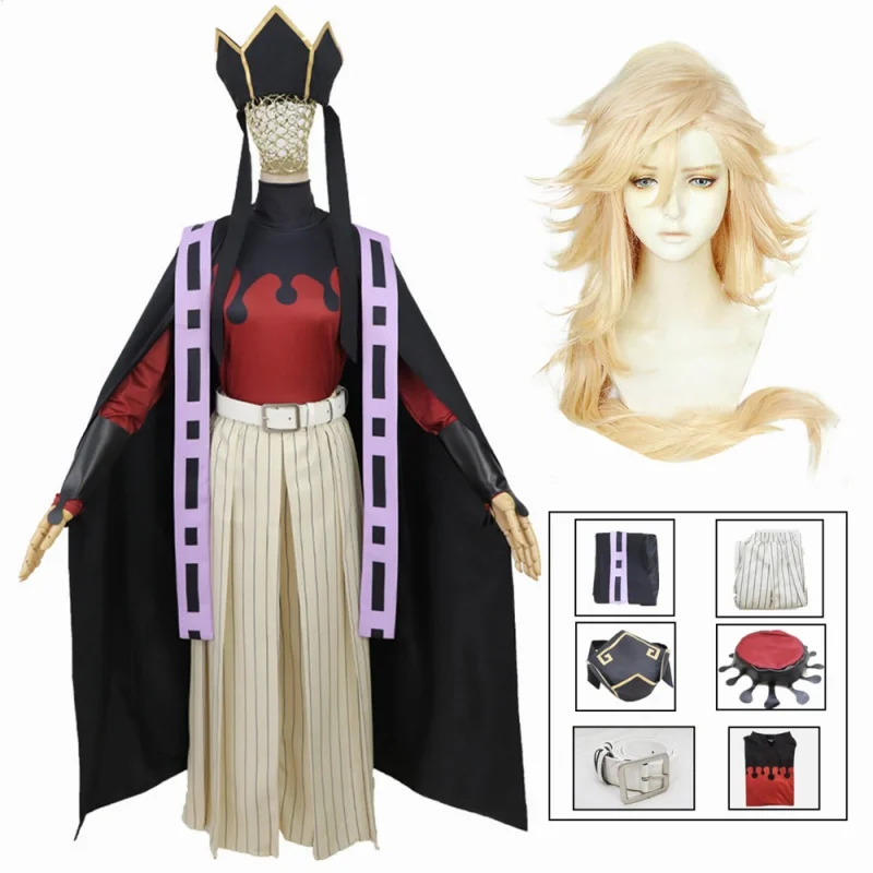 

Anime Demon Slayers Douma Cosplay Costume Kimetsu no Yaiba Clothes Cloak