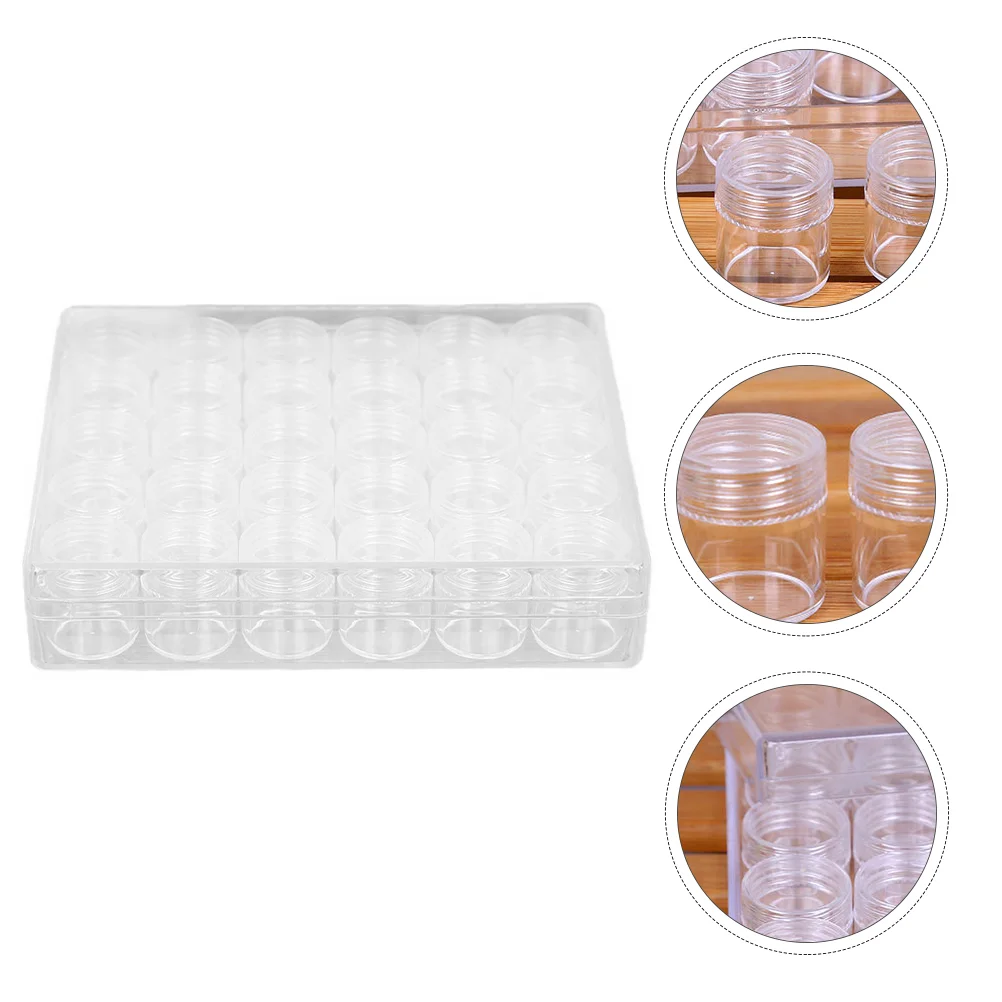 

1 Set 6g Small Plastic Bottles Jars Cosmetics Cream Box (Transparent Color)