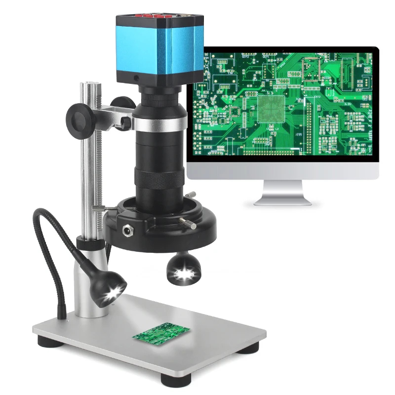 

Цифровой видео монокулярный микроскоп набор цифровой камеры 130X C-Mount светильник ка для пайки фотолаборатории Инструменты для ремонта