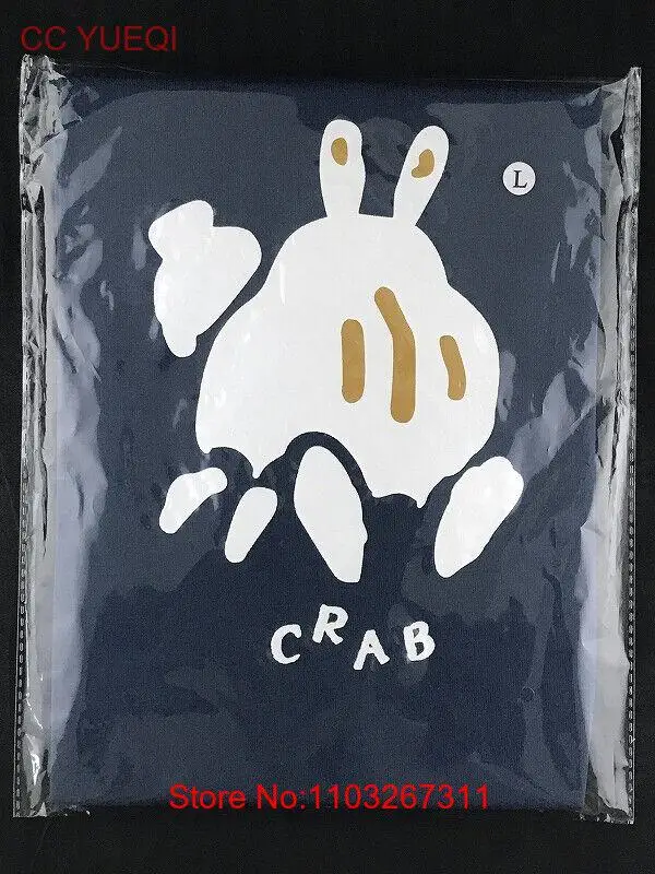 Футболка с надписью XI x Square Enix Cafe vanзаɽiel голубая размер L