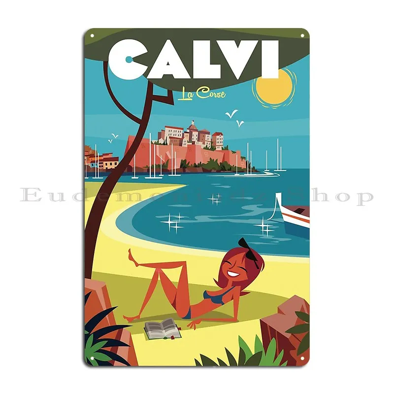 Плакат Calvi металлическая табличка плакат фреска клубная кухня дизайн клуба