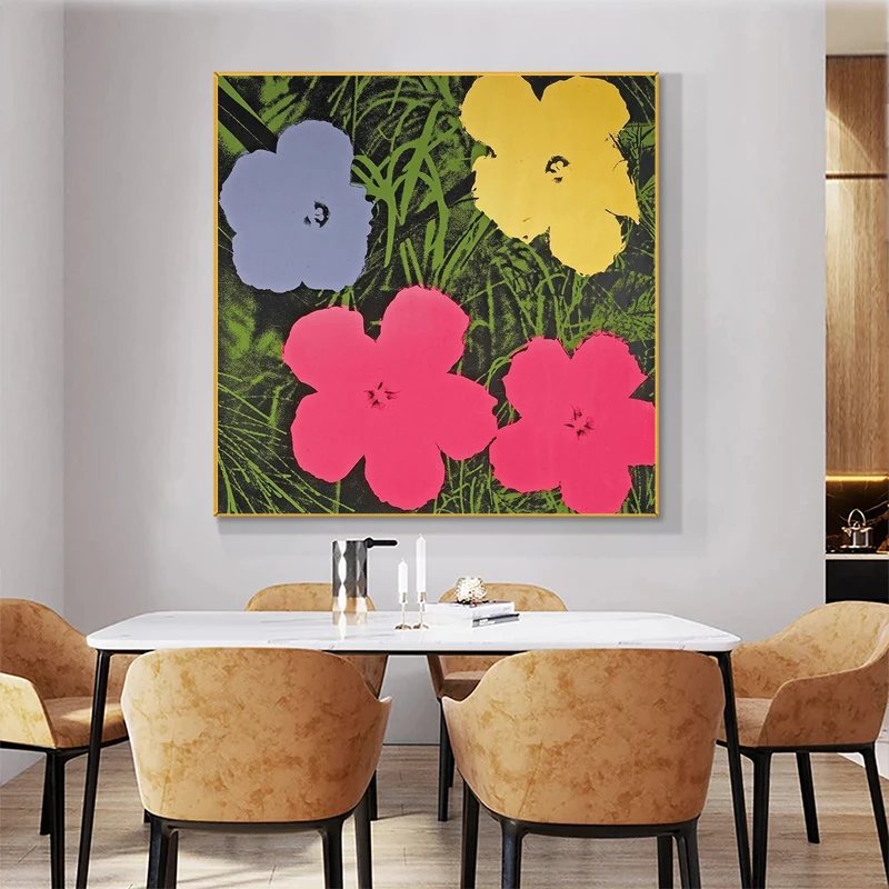 Картина по номерам на холсте с изображением Энди вархола 50 х50 см |