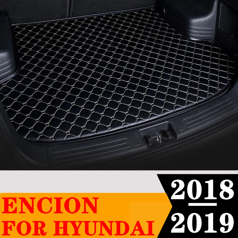 

Коврик Sinjayer для багажника автомобиля, водонепроницаемый коврик для багажника автомобиля, плоский боковой коврик для груза, подкладка для HYUNDAI Encino 2018 2019