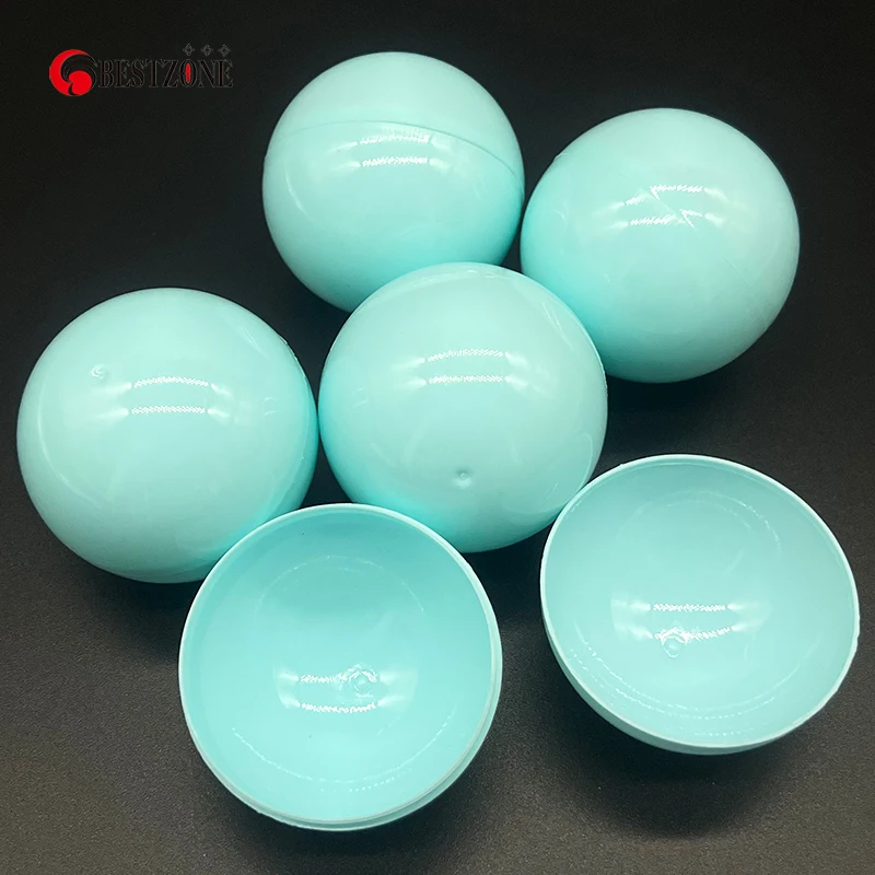 20Pcs 70MM Plastic PP Surprise Ball Toy Capsules Round Soap Material Candy Container Colorful Can Open Egg For Vending Machine - купить по