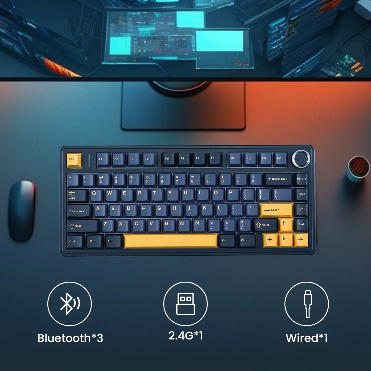 Mathew tech pt f75. Mathew tech-pt f75, 80 клавиш, с прокладкой, три режима, bluetooth.