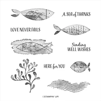 fish well wishes new 2022 catalog cutting dies clear stamp scrapbooking for paper making embossing frame card craft