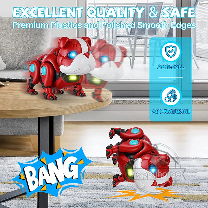 Baby Musical Toys Electronic Walking Moving Mecha Dog for Kids Interactive Toys Voice Control Light Music Toys for Toddler 1 2 3 images - 6