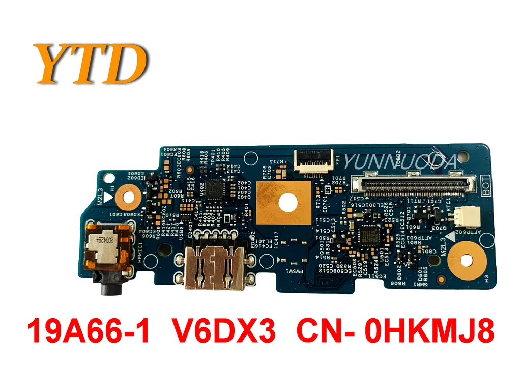 

Original for Dell Inspiron 7506 2-in-1 Black USB Audio Port IO Circuit Board 19A66-1 V6DX3 CN- 0HKMJ8 tested good free shipp