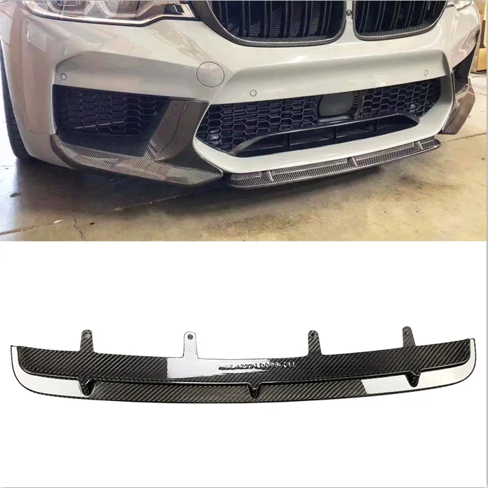 

High quality MP style dry Carbon Fiber and carbon corners F90 M5 Front Bumper Lip for F90 M5