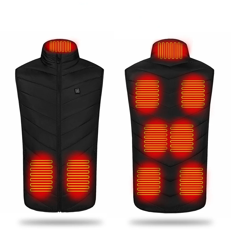 Heat Undershirt Solid Color Winter Intelligent Charging Heating Warm Undershirt Men and Women New Multi-color Fashion Hot Sale