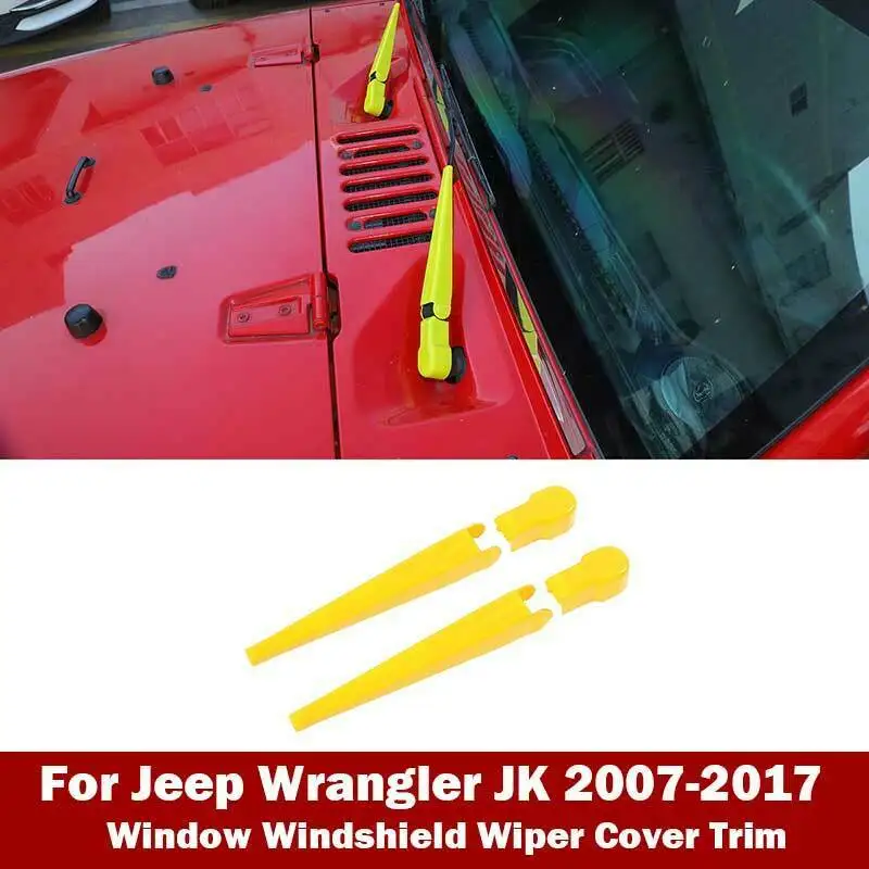 

Желтая крышка стеклоочистителя переднего стекла для Jeep Wrangler JK 2007-2017