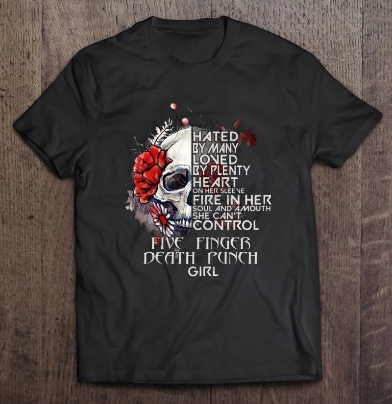 

Футболка мужская с надписью «Five Finger Death Punch»