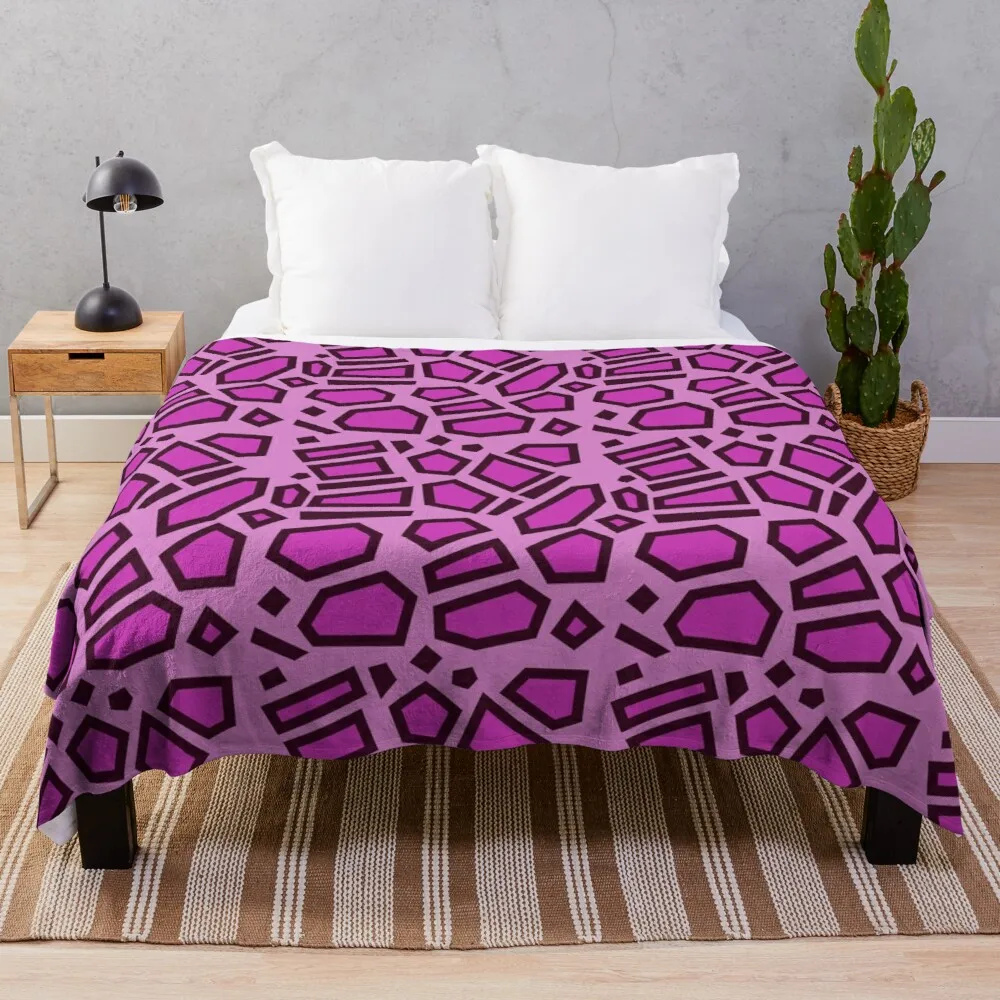 

Kipo Pink Mega Jaguar Spots Throw Blanket giant sofa blanket