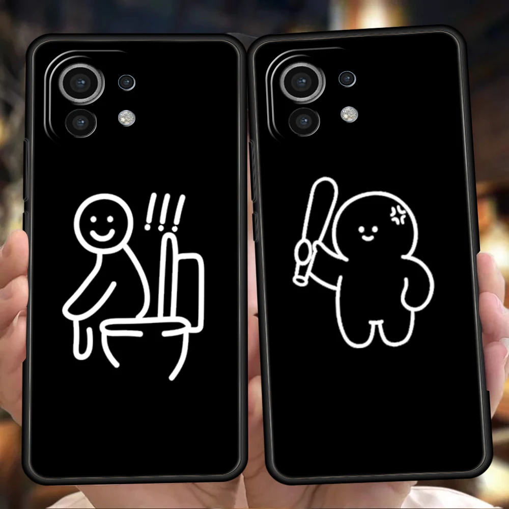 

Cartoon Matchman Phone Case Cover for Xiaomi Redmi Poco F4 F5 M4 M3 X3 X4 X5 NFC Pro Mi 11 Ultra 12T 12 Pro TPU Soft Shell Capas