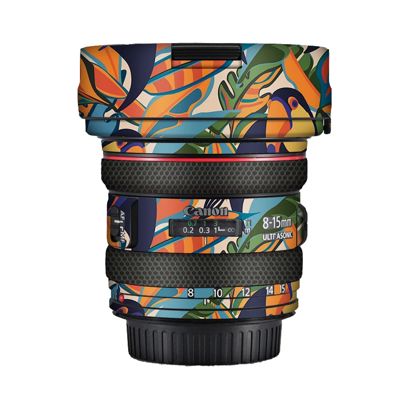 Виниловая пленка для Canon EF 8-15 мм F4 L USM наклейка на рассеиватель Защитная защиты от