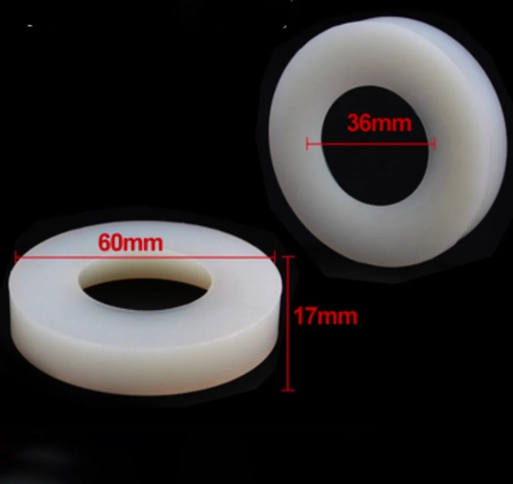 

2pcs OD:60mm ID:36mm Hand Held Electric Capping Machine Silicone Pad Capping Head Locking Rubber Sleeve Rubber Pad Accessories