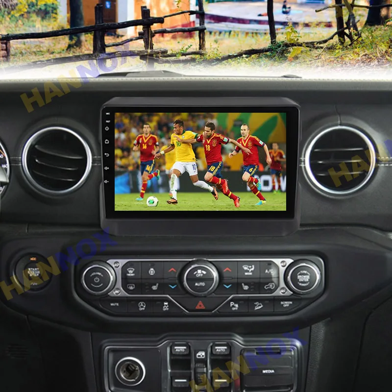 9-дюймовый авторадио Android для Jeep Wrangler 4 JL 2018 2019 2020 2021 2022 2023 Автомобильный