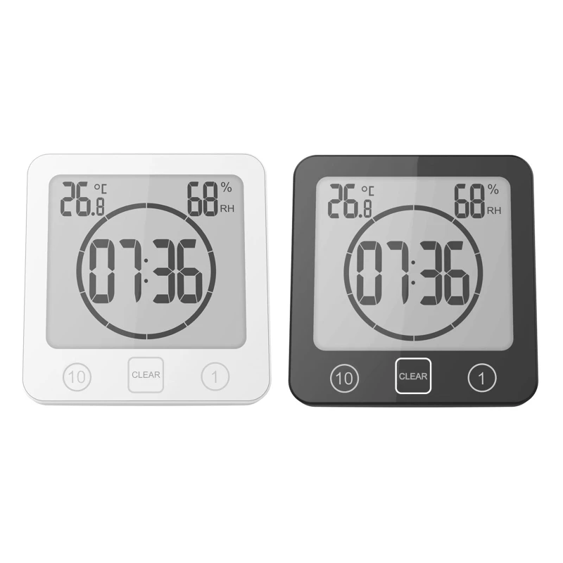 

Shower Digital Wall Clock Kitchen Clock Visual Countdown Timer Time Management
