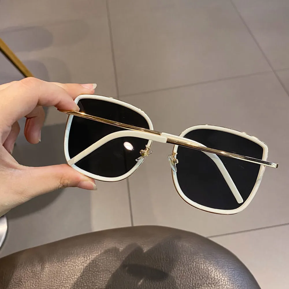 Солнцезащитные очки в металлической оправе для мужчин и женщин винтажные