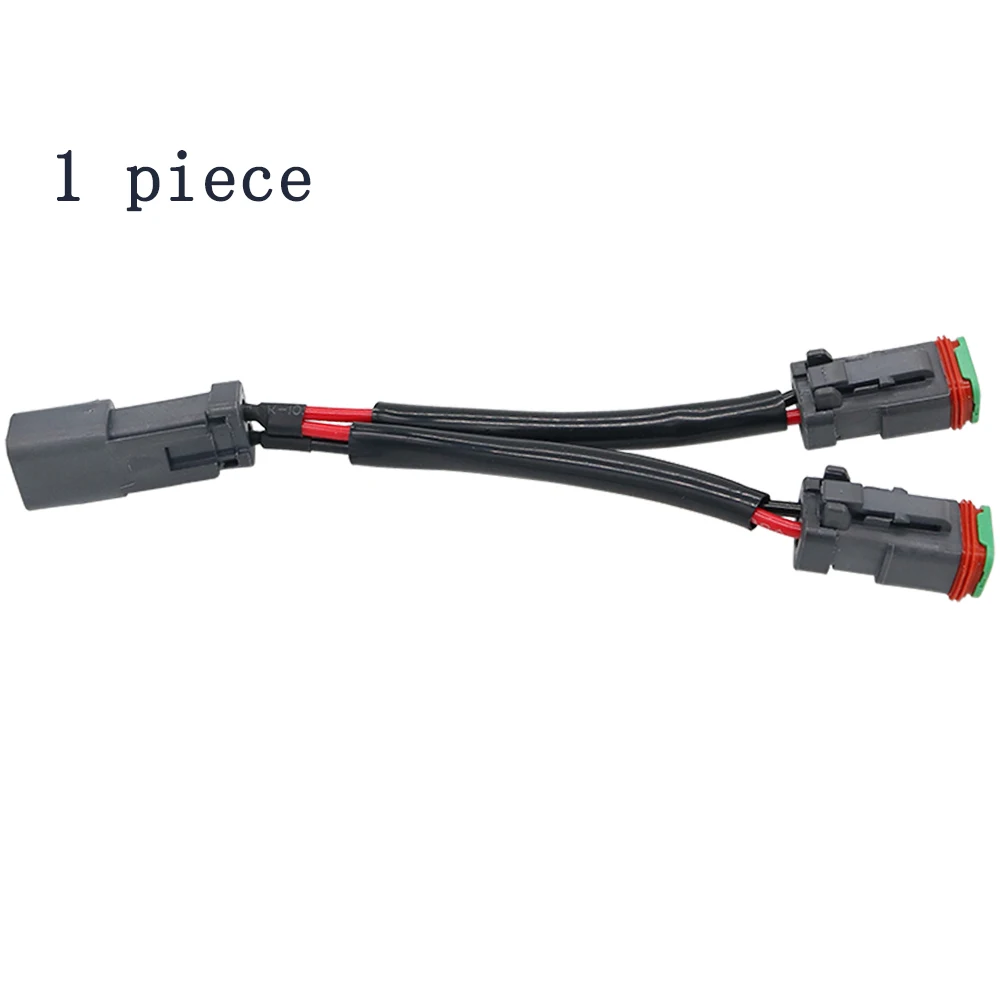 

Deutsch DT 2-контактный комплект косичек, водонепроницаемый электрический автоматический разъем, 1 штекер, 2 гнезда с жгутом проводов для автомобильных фар