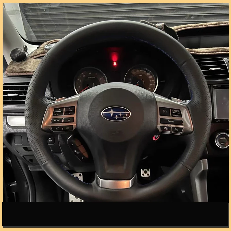 Чехол на руль автомобиля сделай сам ручное шитье для Subaru Forester Outback Legacy XV GT WRX