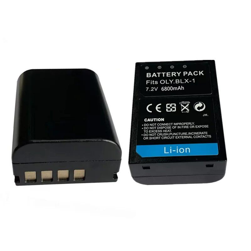 

6800mAh BLX-1 BLX1 Battery for Olympus OM-1 OM1 Camera Battery