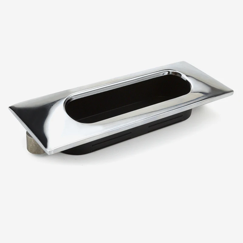 

Zinc alloy handle industrial case cabinet embedded with fixed gasket type built-in concealed handle chrome plated