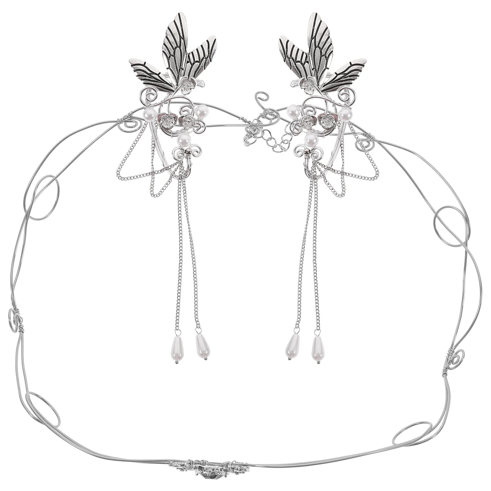 

Earmuffs Earrings Aesthetic Metal Non- Clip No- Cuff Elf Crowns