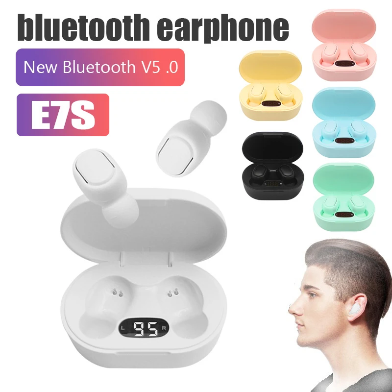 TWS-наушники E7S с микрофоном и поддержкой Bluetooth 5 2
