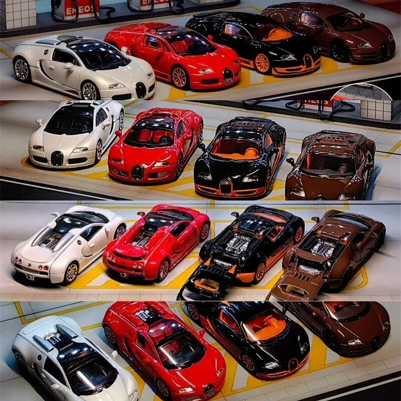 Литая под давлением модель автомобиля Mortal 1:64 Veyron Limited799
