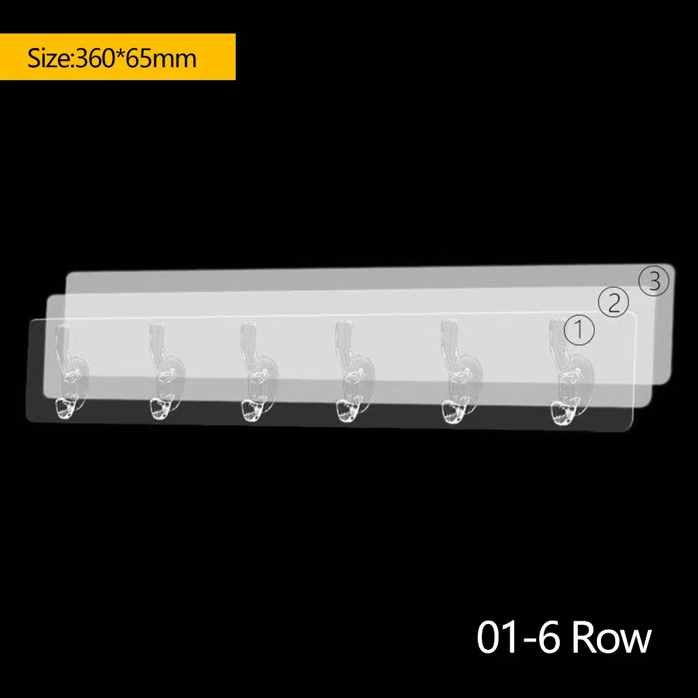 

Прозрачная клейкая вешалка для одежды, настенные 3/5/6, стандартные крючки, настенная вешалка для одежды, вешалки для ванной комнаты, кухонного шкафа, органайзера
