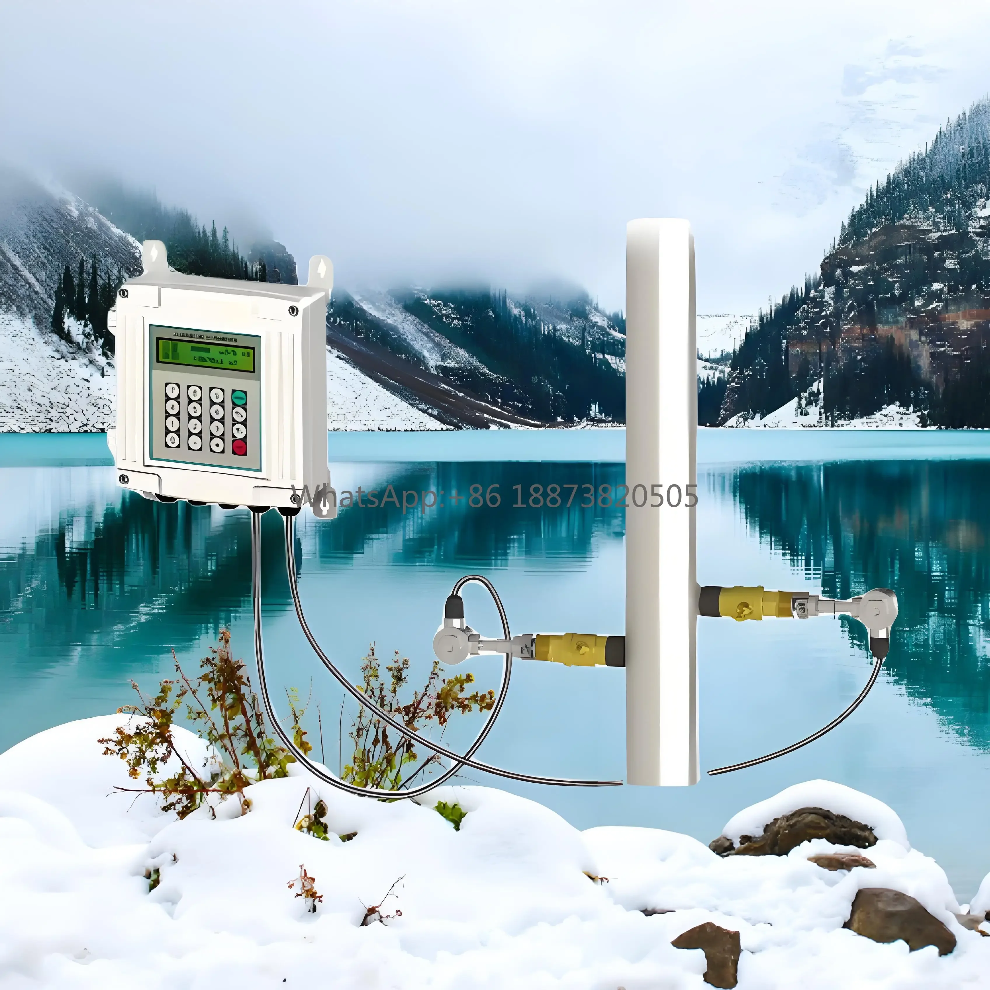 Мощный ультразвуковой расходомер Dn15 ~ Dn6000 мм мобильный Ультразвуковой